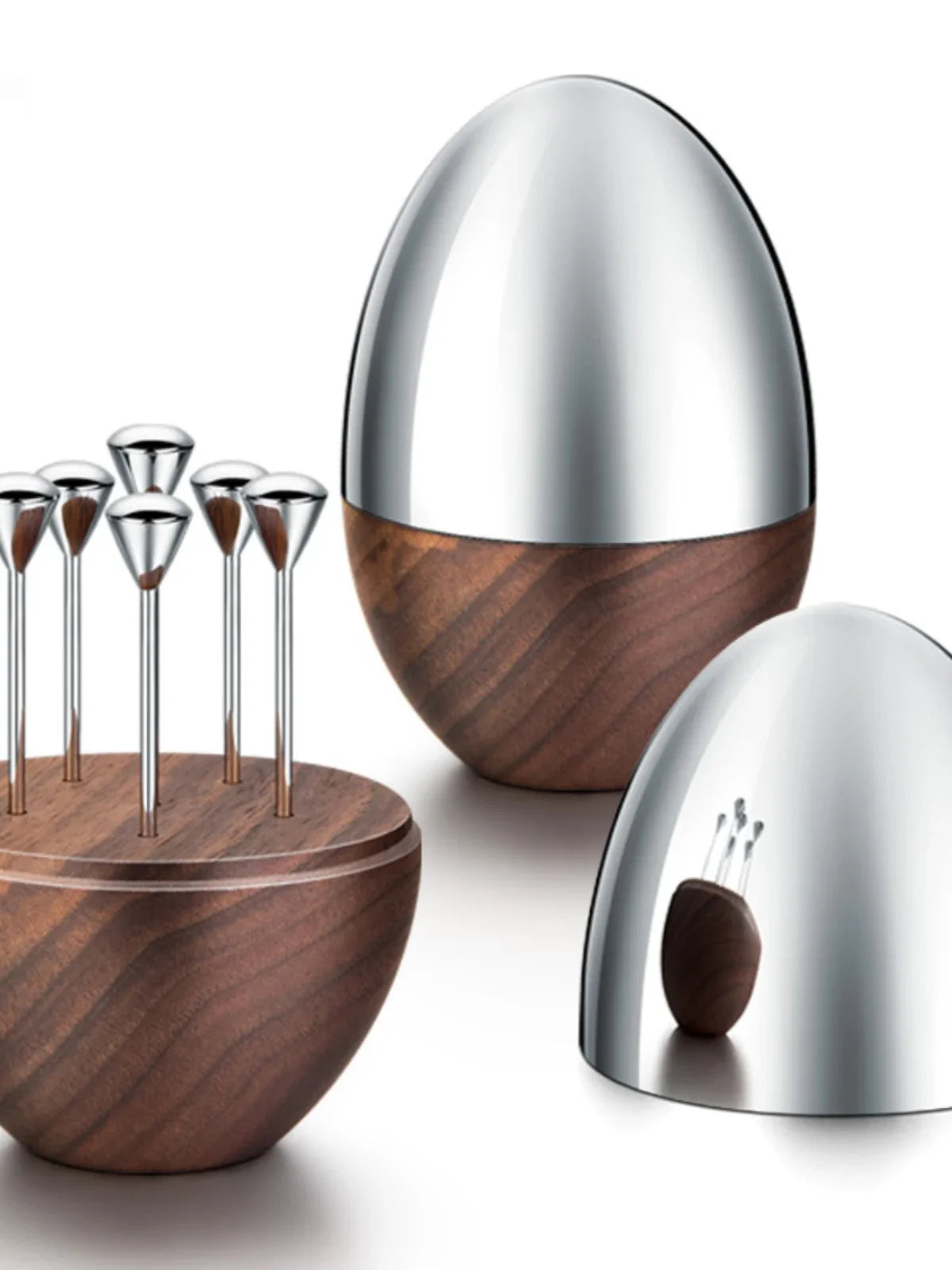 Nordic Luxury Stainless Steel Cocktail Picks Set