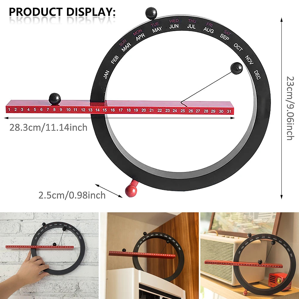 Creative Magnetic Ball Wall Calendar