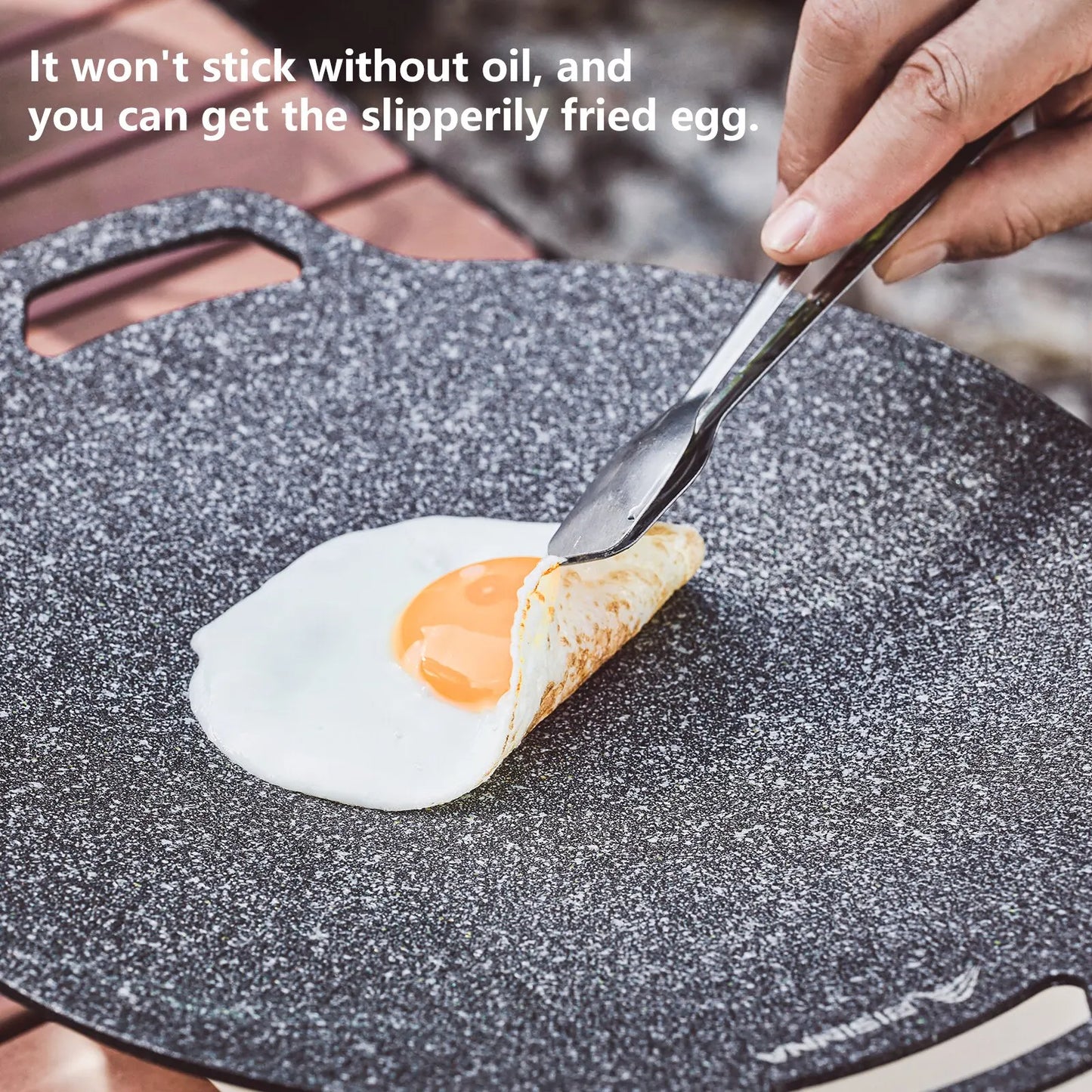 BISINNA 30CM Outdoor BBQ Grill Pan
