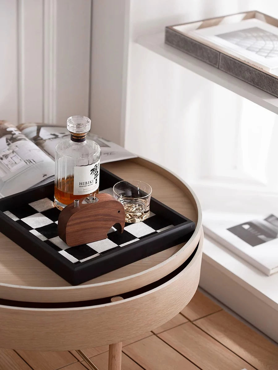 Creative Walnut Wood Toothpick Holder