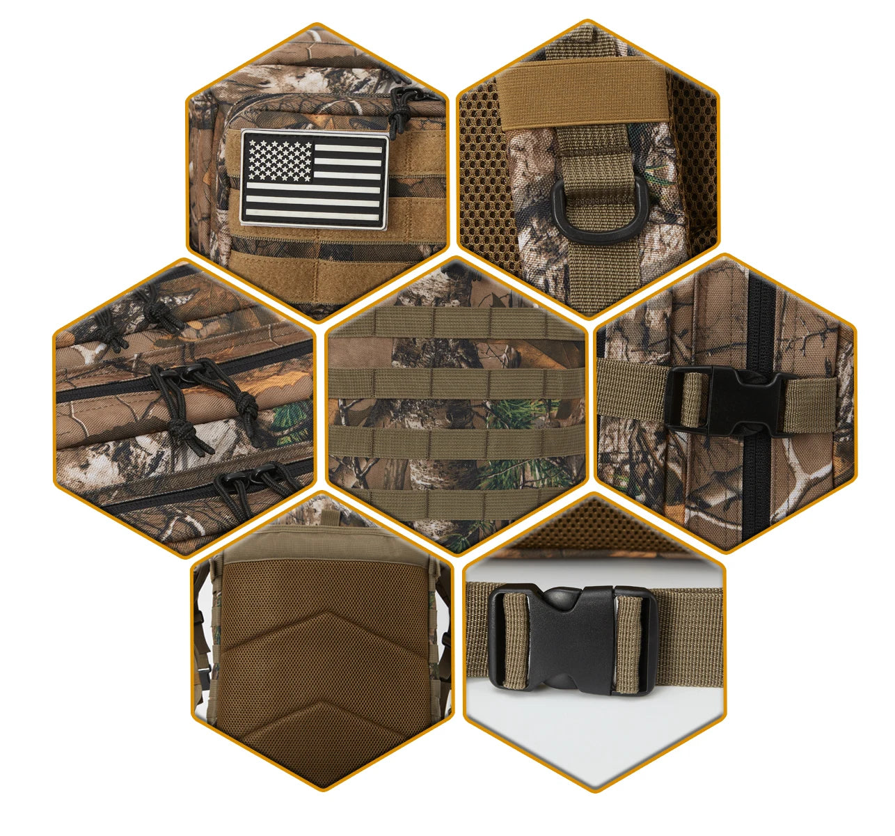 45L Tactical Camping Backpack