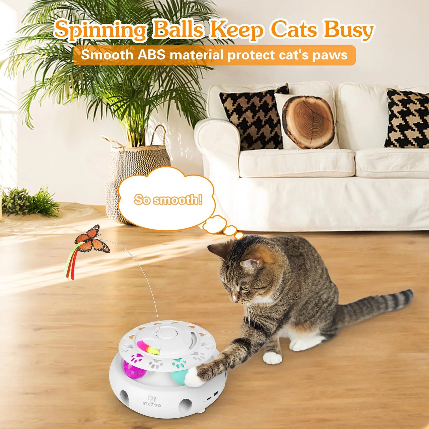 4-in-1 Interactive Cat Toy