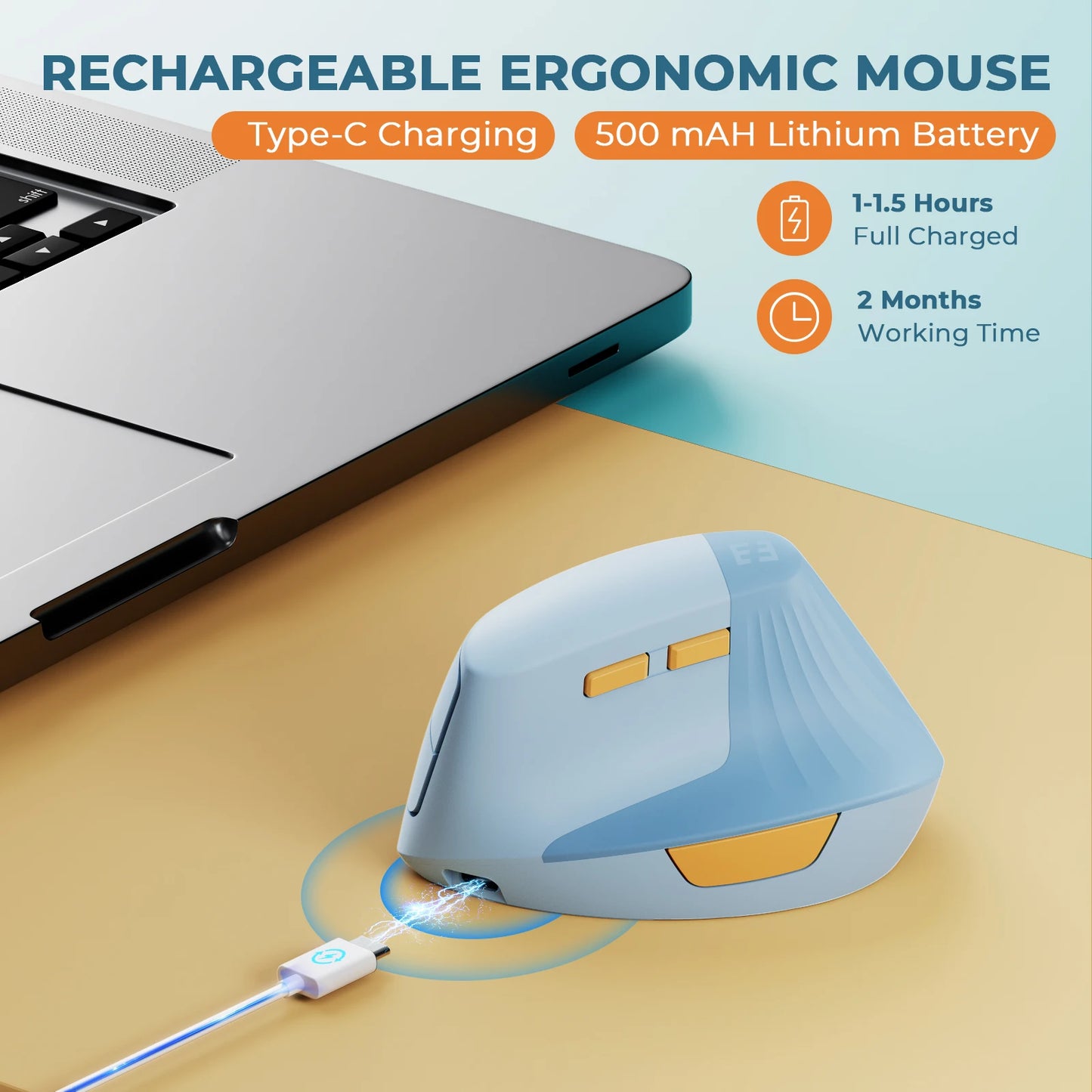 Wireless Ergonomic Mouse