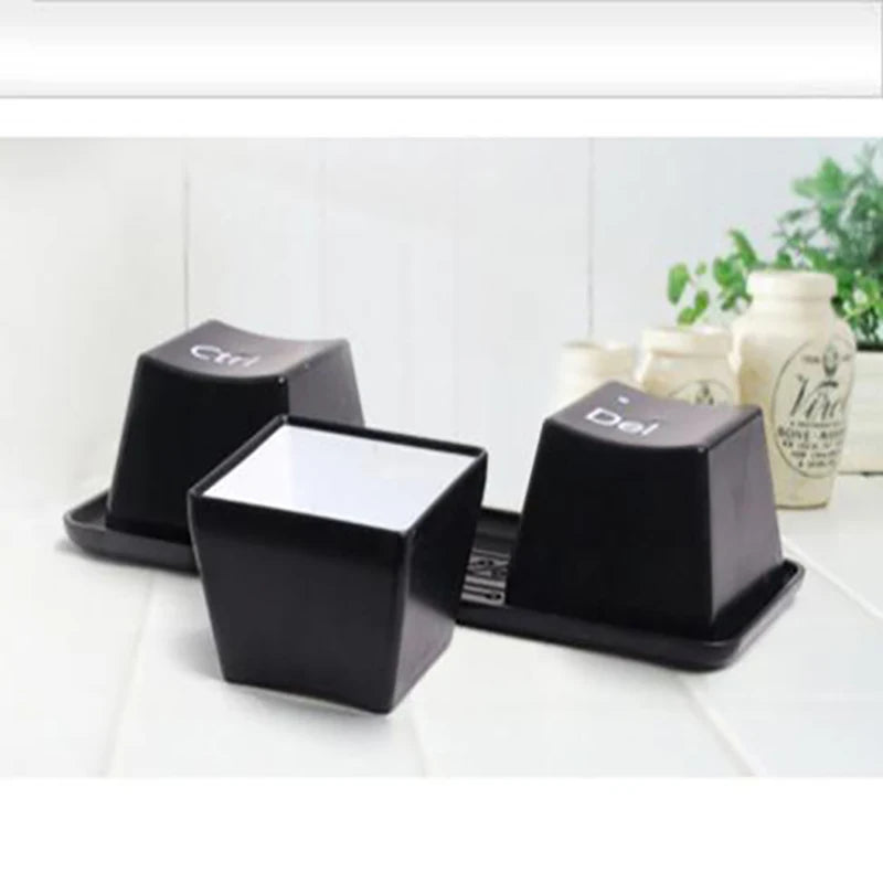 Ctrl + Alt + Del Keyboard Keys Snack Cup Set