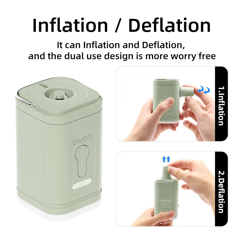 3-in-1 Electric Wireless Air Compressor