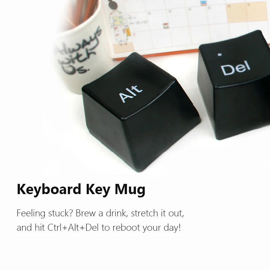 Ctrl + Alt + Del Keyboard Keys Snack Cup Set