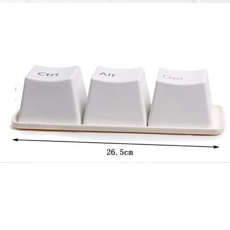 Ctrl + Alt + Del Keyboard Keys Snack Cup Set