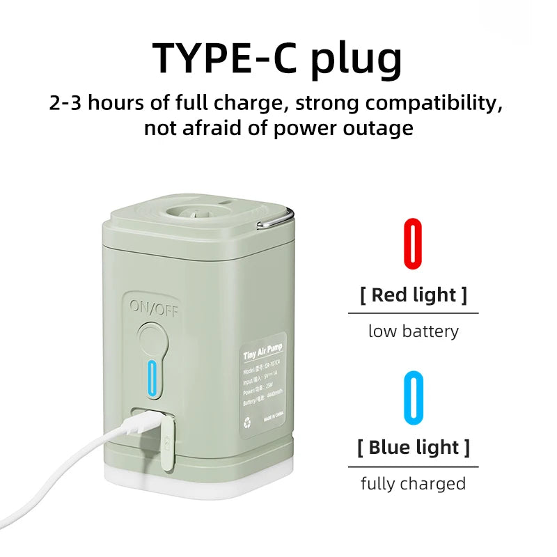 3-in-1 Electric Wireless Air Compressor