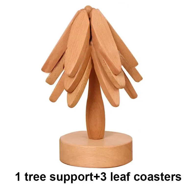 Walnut Folding Trivets Set