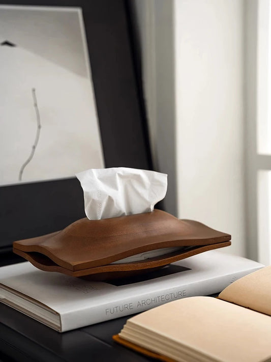 Pine Wood Tissue Box Cover