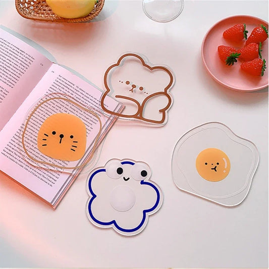 Acrylic Cartoon Thermal Coaster Pad