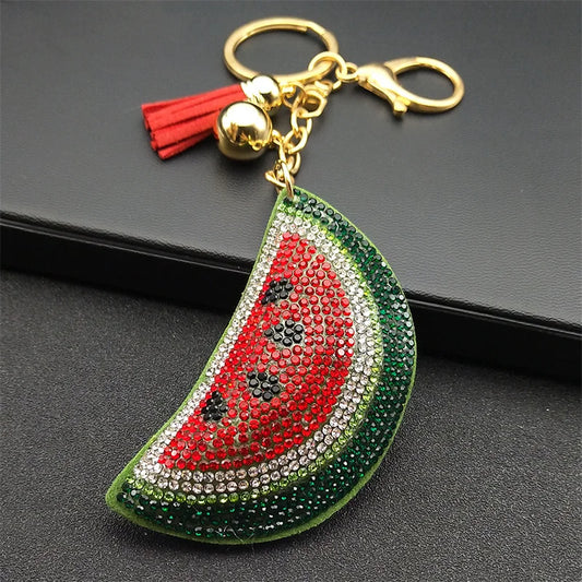 Watermelon Crystal Key Chain
