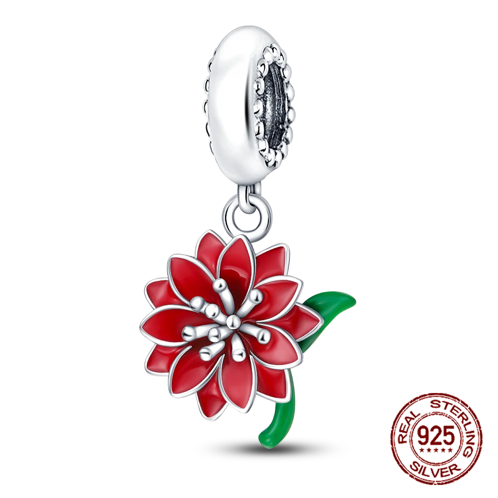 Sterling Silver Charms for Pandora Bracelets-Colorful Collection