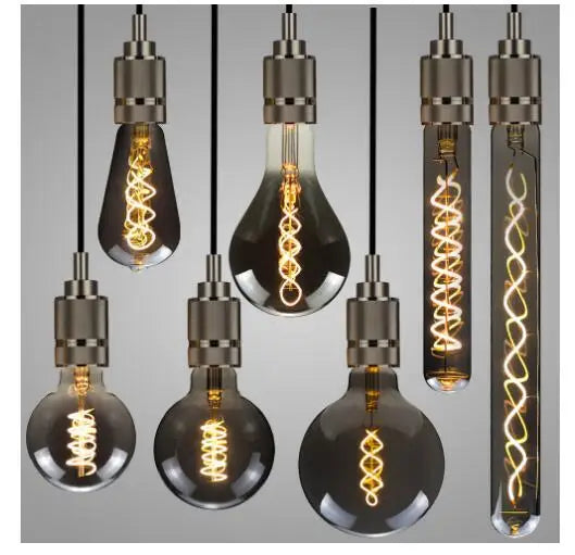 Vintage Smoky Gray Filament Bulb